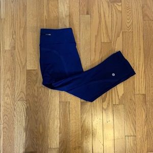 Navy 21” lulu pants